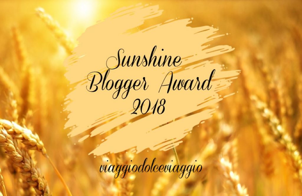 sunshine blogger award viaggiodolceviaggio